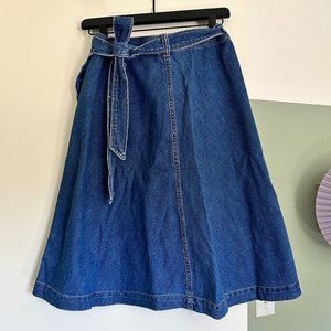 Gap Denim Wrap Skirt